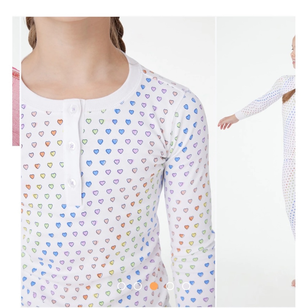 Roller rabbit, disco hearts, kids, PJs, size 12